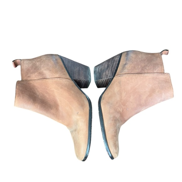 COLE HAAN CHESNEY Chestnut Brown Ankle Boots Size 11B - Picture 9 of 12